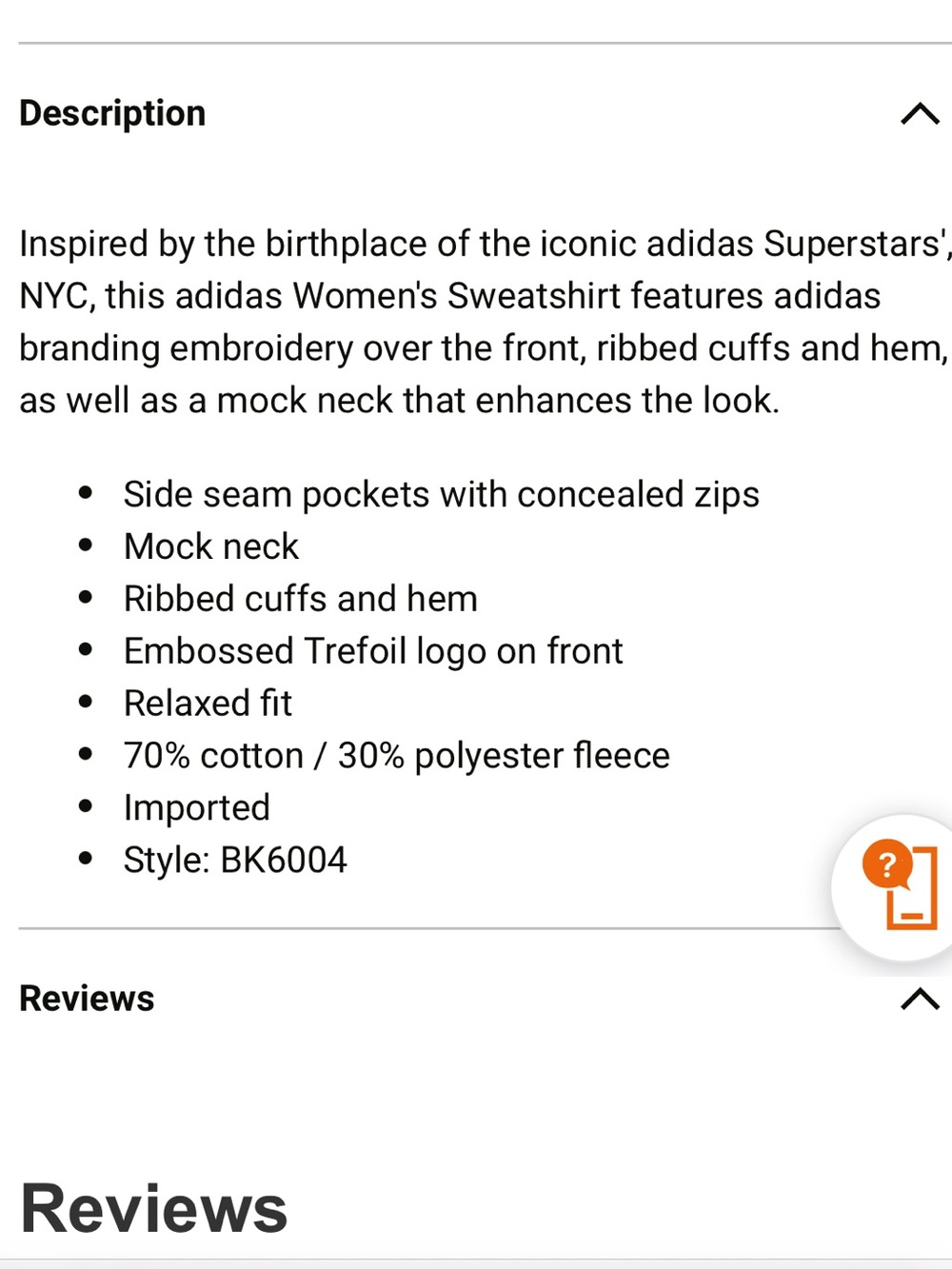Adidas Funnel Neck Embossed Trefoil Pullover - Picture 4 of 4